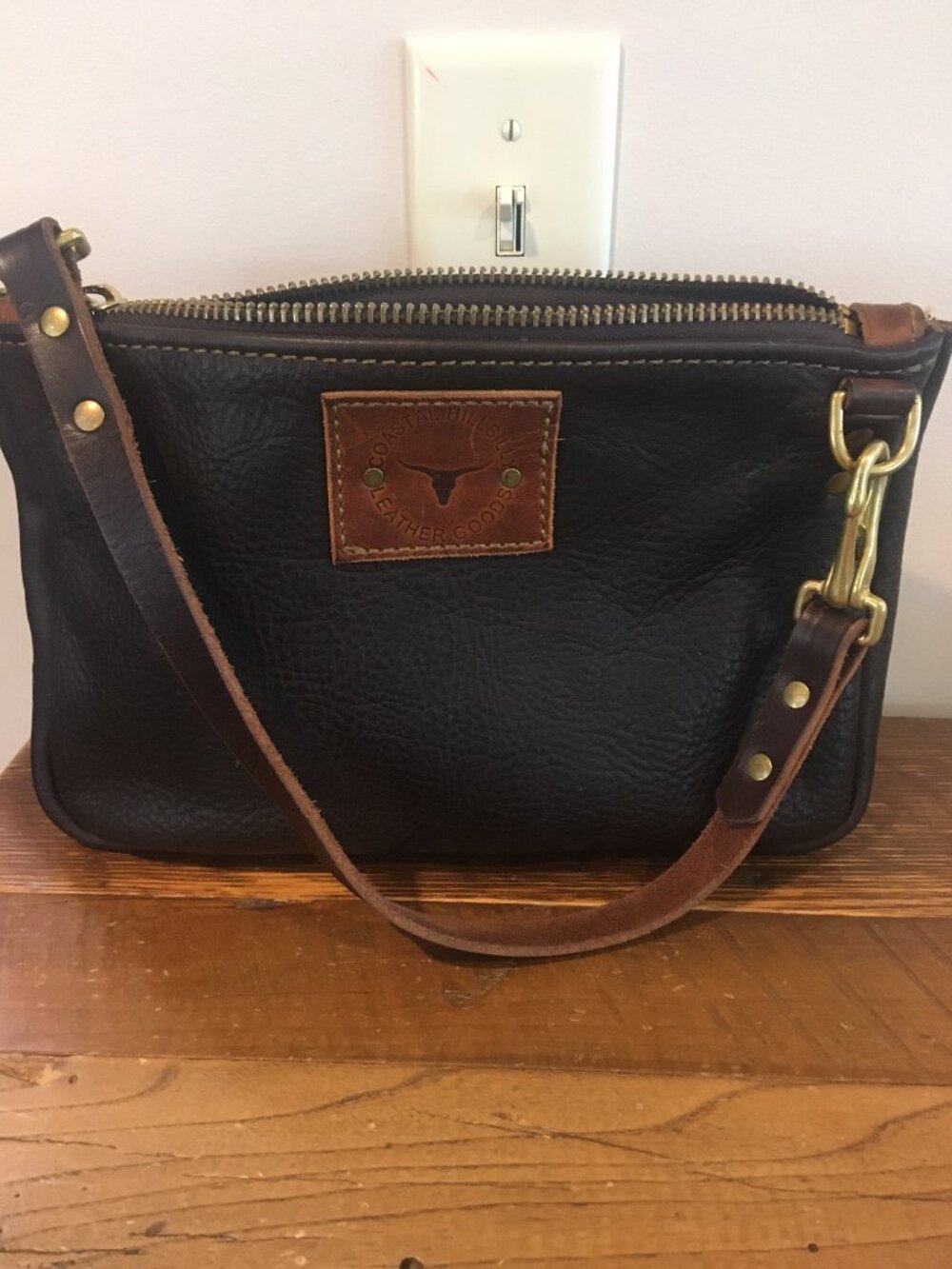 Coastal Hillbilly Texas Tea Inner Stitch Crossbody Short Strap